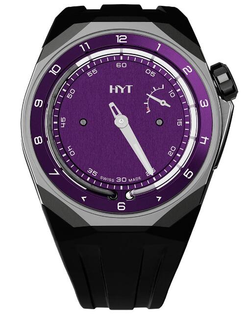 HYT H03344-A T1 Titanium Purple Millesime Edition Replica watch